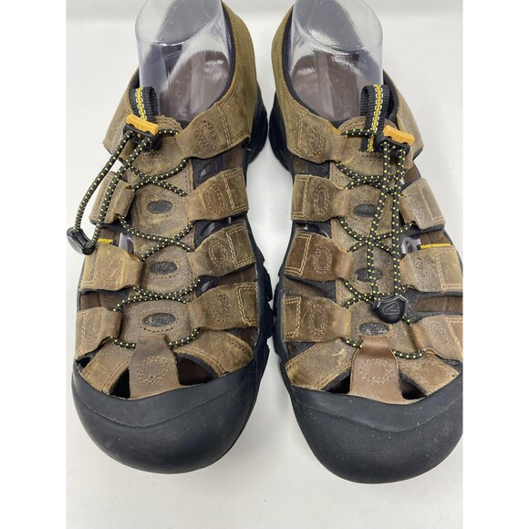 Keen Shoes Mens Size 13 Brown Newport H2 Leather Sandals Hiking Water Outdoor main image 13